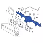 CK4Z4010N - Universals &amp; Rear Axle: Axle Housing for Ford: Transit-150, Transit-250, Transit-350, Transit-350 HD Image