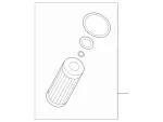 613180000990 - : Oil Filter Element for Mercedes-Benz Image