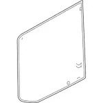 BK3Z6142006W - Body: Rear Glass for Ford: E-Transit, Transit-150, Transit-250, Transit-350, Transit-350 HD Image
