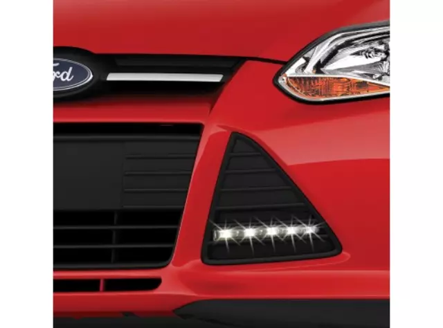 Fog Lights, Accent Lights, Matte Black - Ford (VDV6Z-13200-B)