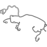 FR3Z18B574A - : Wire Harness for Ford: Mustang Image