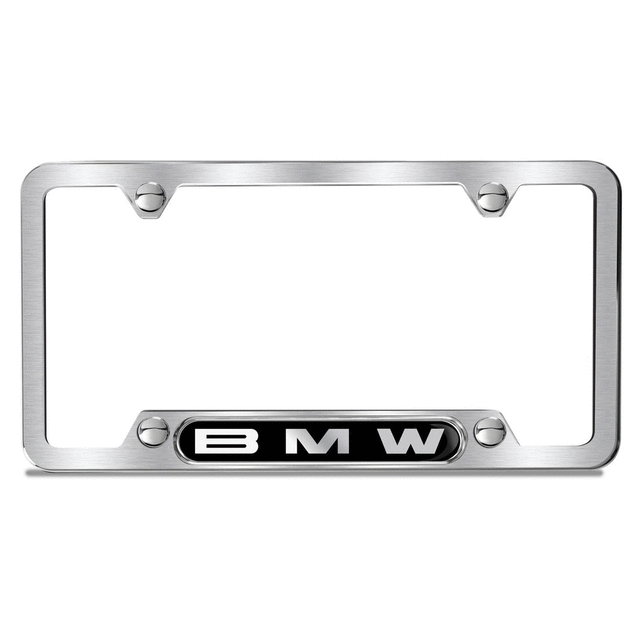 82122456421 - Exterior: License Plate Frame, Slimline Bmw for BMW Image