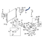 KR3Z8K276A - : Engine Coolant Overflow Hose for Ford: Mustang Image