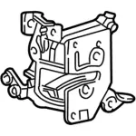 2L5Z10219A64AB - Body: Latch Assembly for Ford: Ranger Image