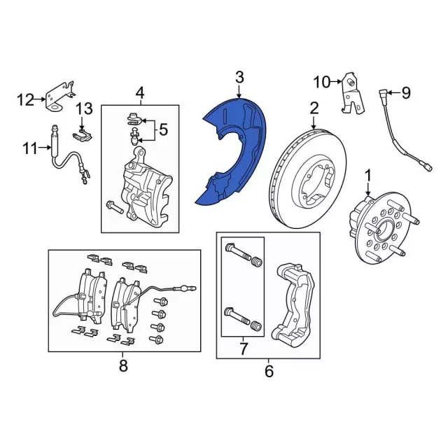 Splash Shield - Ford (KK3Z-2K005-C)