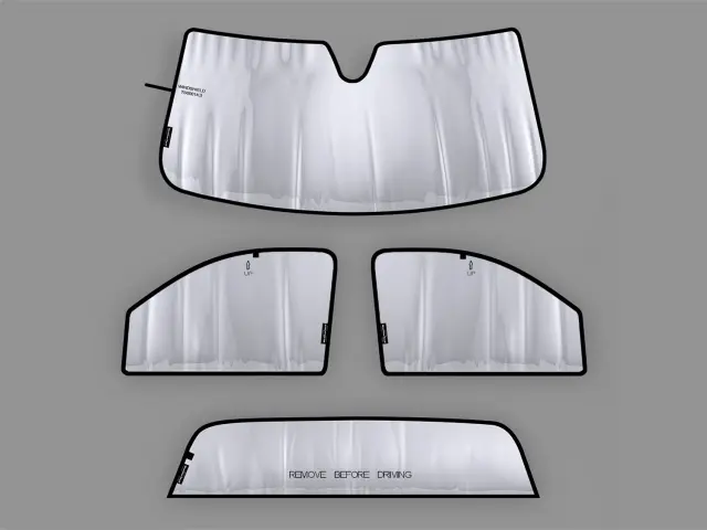 TS0001K3 - Interior: Silver / Black WeatherTech® SunShade Full Vehicle Kit for WeatherTech Image