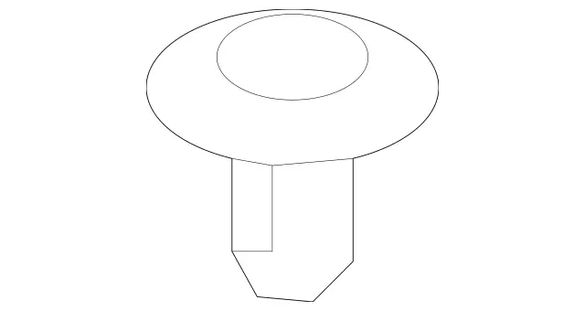 9914395 - Trim and Lining: Plug-in Fastener for Mercedes-Benz: C250, C300, C350, C350e, C400, C43 AMG, C450 AMG, C63 AMG, C63 AMG S, CLS400, CLS450, CLS53 AMG, CLS550, CLS63 AMG, CLS63 AMG S, E250, E300, E350, E400, E43 AMG, E450, E53 AMG, E550, E63 AMG Image image