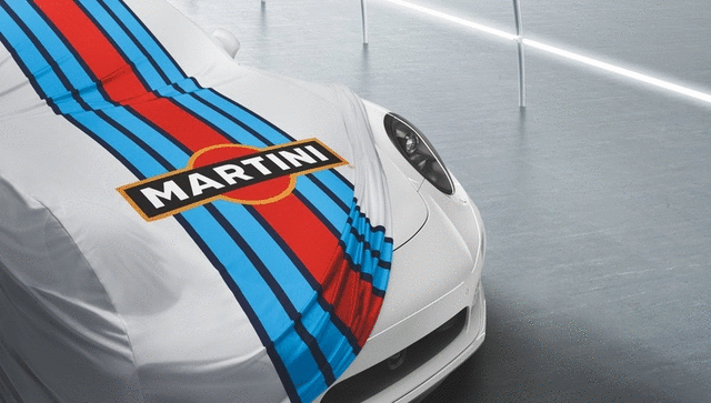 99104400039 - : Indoor Car Cover Martini Racing Design for Porsche Image