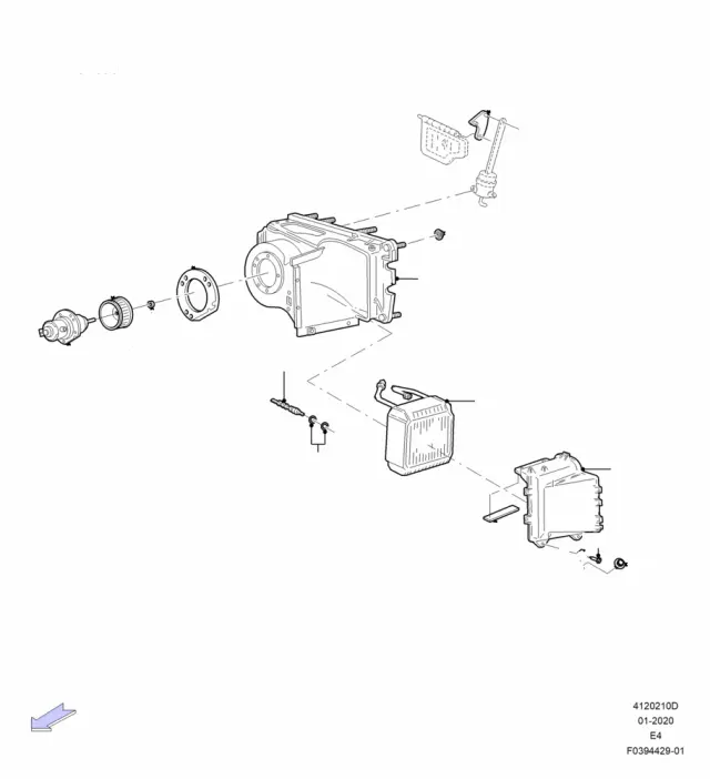 6C2Z19860C - HVAC: Evaporator Core for Ford Image