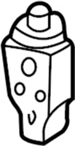 922004P002 - : Expansion Valve for INFINITI: Q45, QX4 Image