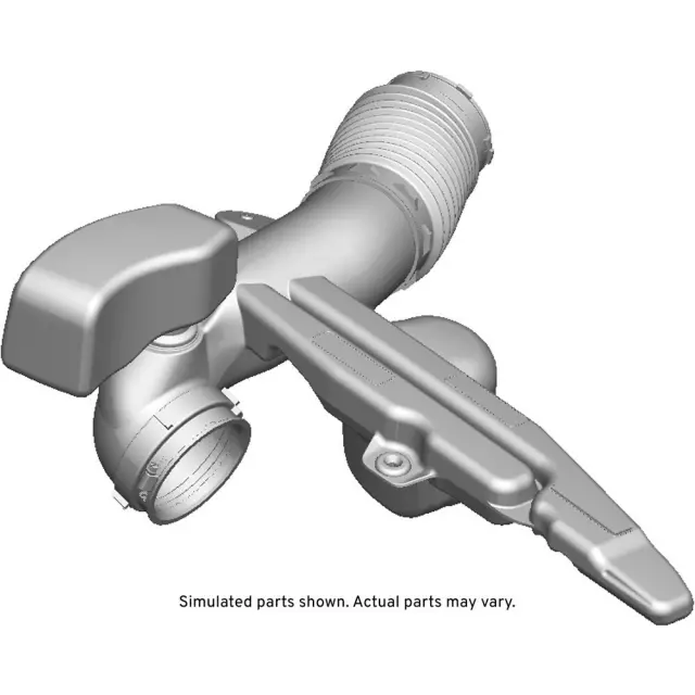 23433912 - : Part# 23433912 Air Cleaner Outlet Duct for Chevrolet: Silverado 2500 HD, Silverado 3500 HD | GMC: Sierra 2500 HD, Sierra 3500 HD Image