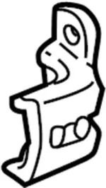 80400AR000 - Body: Upper Hinge for Infiniti Image