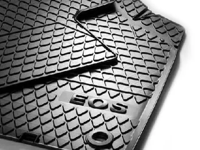1Q1061501041 - Interior: European-Style All Season Front Floor Mats for Volkswagen: Eos Image