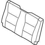 KC3Z2666601CC - : Seat Back Cover for Ford Image