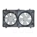 620690 - : Dual Radiator and Condenser Fan Assembly - Replaces Honda 19030-RAA-A01, 19015-RAA-A01, 38611-RAA-A01 for TYC Image