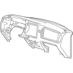 3L2Z1004320BAB - Body: Instrument Panel for Ford: Explorer Sport, Explorer Sport Trac, Ranger Image