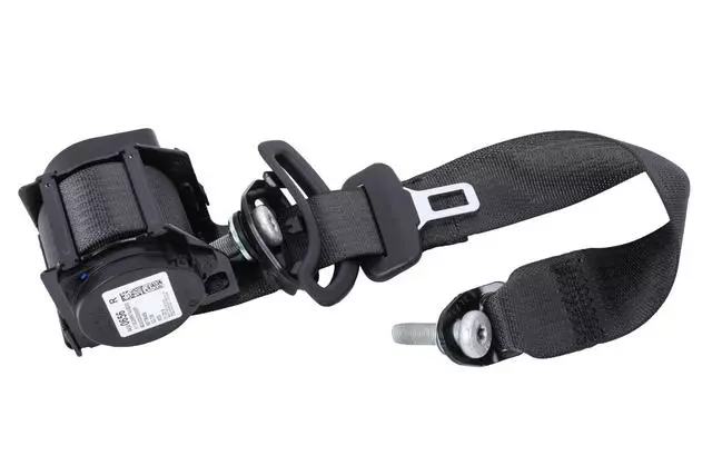 Black Rear Passenger Side Seat Belt with Retractor - GM (19367708)