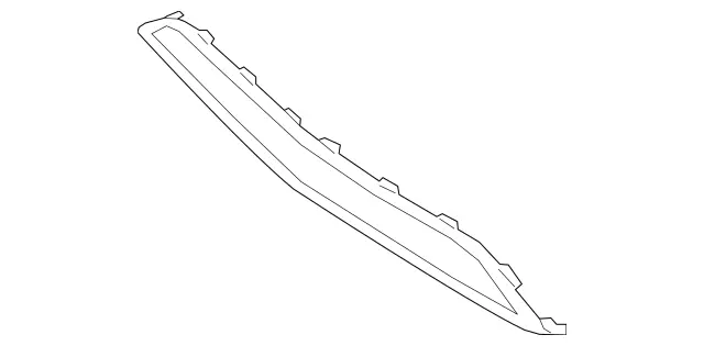 2388855800 - Attachment Parts: Trim, Bumper for Mercedes-Benz: E400, E450, E53 AMG Image image