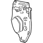 XW4Z5421818BA - Body: Handle, Inside for Lincoln: LS Image