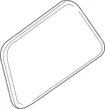 83353ZQ00A - : Weatherstrip for Infiniti Image