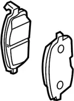 DA06M65E9KNW - : Value Advantage™ PAD KIT-FRONT for Infiniti Image