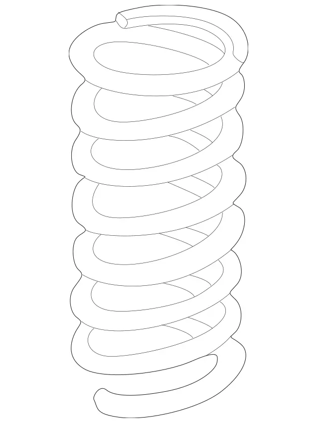 2023241704 - Springs, Suspension and Hydraulics: Rear Spring for Mercedes-Benz: C220, C230, C240, C280, C32 AMG, C350, C55 AMG, CLK430, E430 Image image