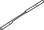 84662JJ50A - Body: Lock Rod for INFINITI: G37, Q60 Image