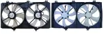6034156 - : Agility Dual Radiator and Condenser Fan Assembly for Agility Image