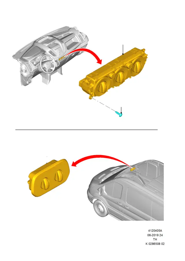 BK3Z19980B - Body: Heater Control for Ford Image