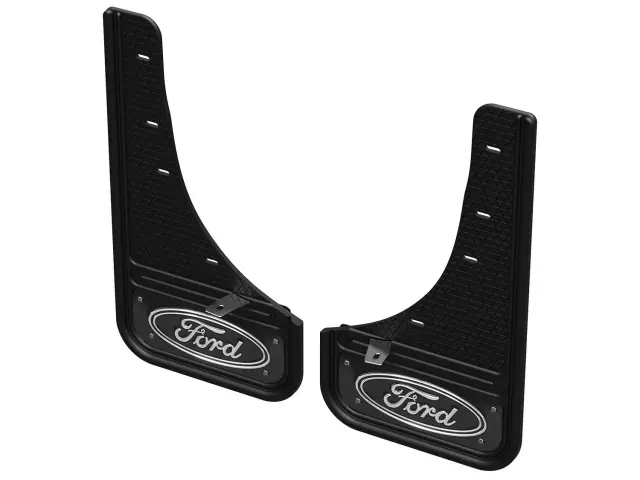 VLJ6Z16A550D - Exterior: 2020-2025 Ford Escape - Splash Guards - Rear Pair - Black Ford Logo for Ford: Escape Image