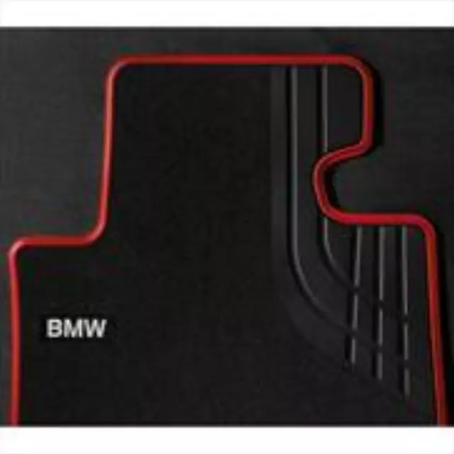 51472348219 - Interior: Carpeted Floor Mats, Rear, Modern Line for BMW: 428i, 428i xDrive, 430i, 430i xDrive, 435i, 435i xDrive, 440i, 440i xDrive, M4 Image