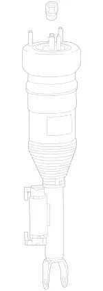 2133206403 - : Air Spring Strut for Mercedes-Benz Image