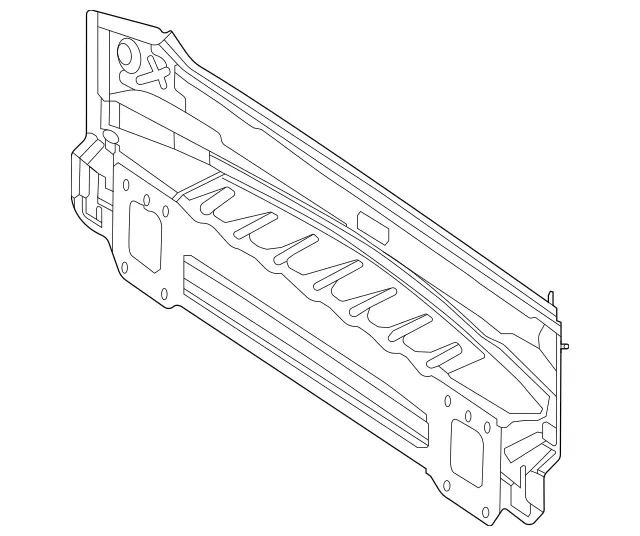 1676404500 - Rear End: Rear-End Center Section for Mercedes-Benz: GLE350, GLE450e, GLE580 Image image