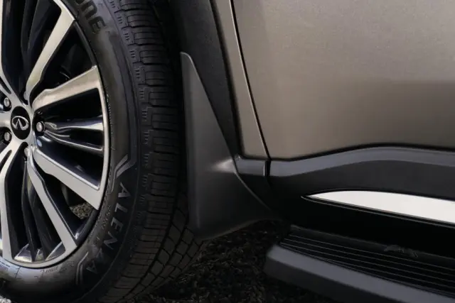 T99J27JA4A - : Splash Guards - Front - Radiant White (QBE) for INFINITI: QX80 Image