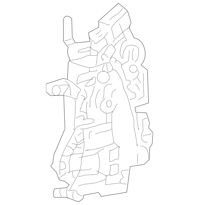 2087200135 - Body: Lock for Mercedes-Benz Image