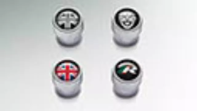 Valve Stem Caps - Union Jack Logo - Jaguar (C2D19599)