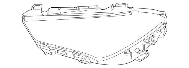 2478262000 - Electrical System: Sealing Frame for Mercedes-Benz: GLA250, GLA35 AMG, GLA45 AMG Image image
