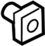 76988CA100 - Body: Upper Center Pillar Trim Clip for Infiniti Image