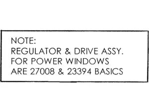 H2MZ99233V94C - Body: Window Motor for Ford Image