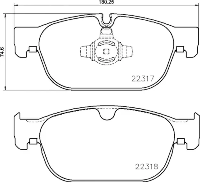 355024801 - : Disc Brake Pad Set for Hella Pagid Image