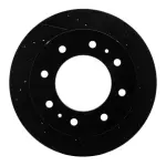 63348061R - : DFC Brake Rotor - Drilled and Slotted - Black for DYNAMIC FRICTION Image