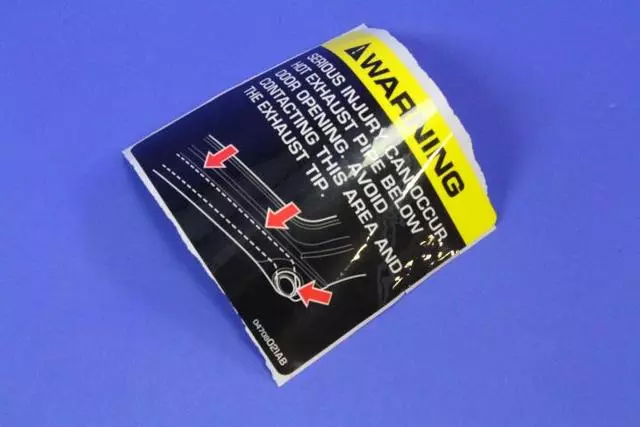 Exhaust Warning Label - Mopar (04708021AB)