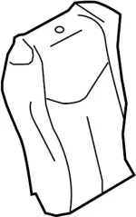 87620JJ71B - Body: Seat Back Cover for INFINITI: G37, Q60 Image