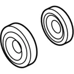 6E5Z19D786B - HVAC: Clutch for Ford: Fusion | Lincoln: Zephyr | Mercury: Milan Image