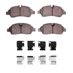 1551177501 - : DFC 5000 Advanced Pads - Semi-Metallic and Hardware Kit for DYNAMIC FRICTION Image