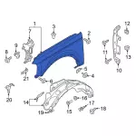 M2DZ16006A - Body: Fender for Ford: Bronco Image