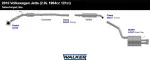 54727 - : Exh Muffler Assembly for Walker Exhaust Image