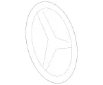 2228170016 - : Mercedes Star for Mercedes-Benz Image