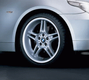 36110404947 - Wheels: Double Spoke 125 - Complete Set for BMW: 525i, 528i, 535i Image