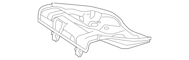 2099200222 - Body: Cushion Frame for Mercedes-Benz Image